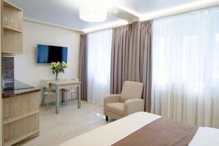 Отель Arena Summit Apart Hotel Киев Апартаменты-студио с гидромассажной ванной-10