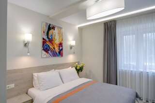 Отель Arena Summit Apart Hotel Киев Апартаменты-студио с гидромассажной ванной-14